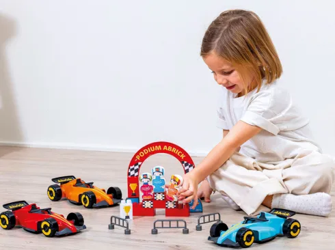 Ecoiffier Abrick - Formel 1 Grand Prix Racerbane Byggesæt - 2976