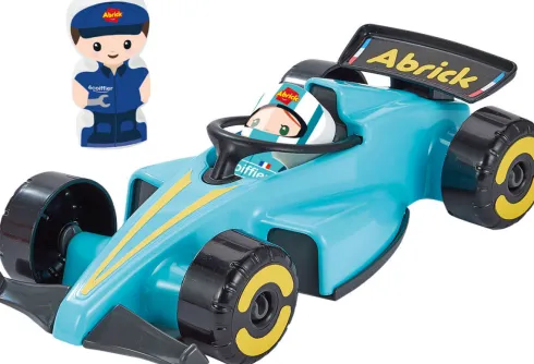 Ecoiffier Abrick - Formel 1 Grand Prix Racerbane Byggesæt - 2976