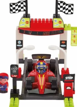 Ecoiffier Abrick 3360 - Pit Stop Formel 1 Byggesæt