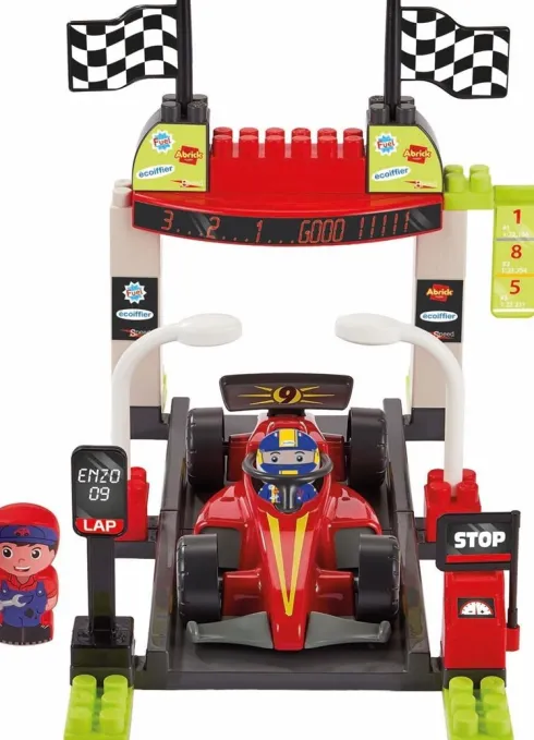 Ecoiffier Abrick 3360 - Pit Stop Formel 1 Byggesæt