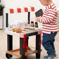 Ecoiffier Abrick - Streetfood Legestand Med Legemad