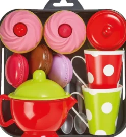 Ecoiffier 100% Chef - Cupcakes Legetøj Sæt Med Bakke - 11 Dele