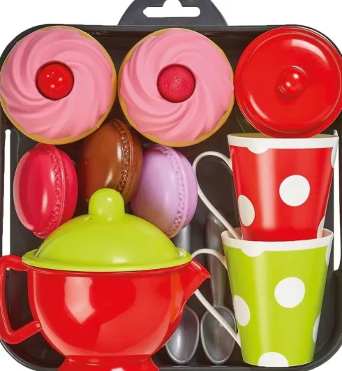 Ecoiffier 100% Chef - Cupcakes Legetøj Sæt Med Bakke - 11 Dele