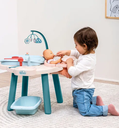 Ecoiffier Nursery - Dukke Puslebord Med Tilbehør - 1840