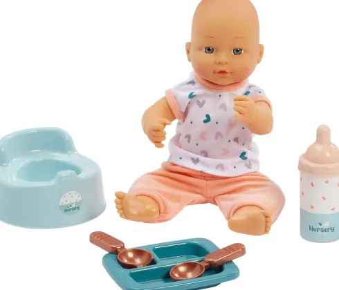 Ecoiffier Nursery - Dukke Seng, Babystol Og Baby Dukke