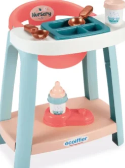 Ecoiffier Nursery - Højstol Til Dukke - 7 Dele