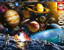 Educa - Asteroid Mission Puzzle - 1000 Brikker - Rummet Puslespil
