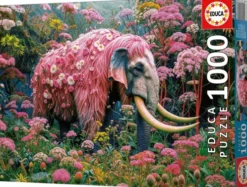 Educa - Blomster-Elefant Puslespil - 1000 Brikker