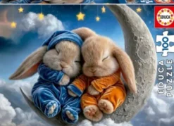 Educa - Bunny Dreams Puzzle - 100 Brikker - Kaniner Puslespil