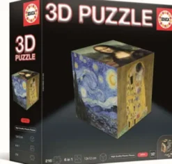 Educa - Cube Kunst 3D Puzzle - 216 Brikker