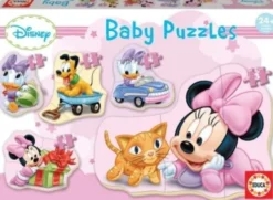Educa - Disney Baby Puzzles - 3-4-4-4-5 Brikker - Minnie