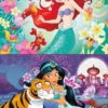 Educa - Disney Princess Puzzles - Ariel Og Jasmin - 2X48 Brikker