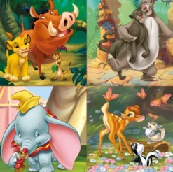 Educa - Disney 4 Puzzles Progressive - 12-25 Brikker - 4 Puslespil