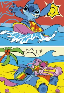 Educa - Disney Stitch - 2 Puzzles - 2X48 Brikker