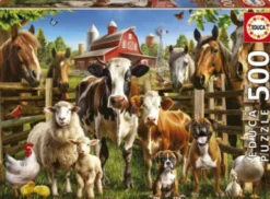 Educa - Farmyard Buddies Puzzle - 500 - Puslespil Med Dyr