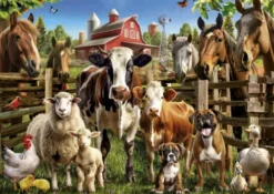 Educa - Farmyard Buddies Puzzle - 500 - Puslespil Med Dyr
