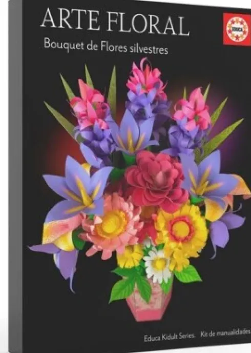 Educa - Floral Art Wildflower Bouquet - Kidult Series - DIY Blomster