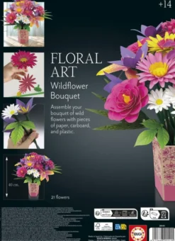 Educa - Floral Art Wildflower Bouquet - Kidult Series - DIY Blomster