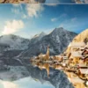 Educa - Hallstatt Vinter Austria Puzzle - 1500 Brikker - Puslespil