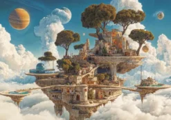 Educa - Kingdom Of Clouds Puzzle - 1000 Brikker - Puslespil