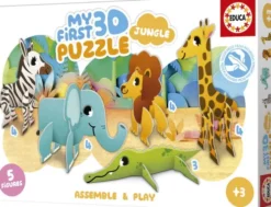Educa - My First 3D Puzzle - Jungle - 5 Figurer
