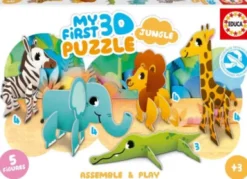 Educa - My First 3D Puzzle - Jungle - 5 Figurer