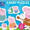 Educa - Peppa Pig - 5 Baby Puzzles - Gurli Gris Puslespil