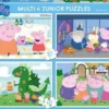 Educa - Peppa Pig - Multi 4 Junior Puzzles - 4 Gurli Gris Puslespil