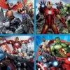 Educa - 4 Puslespil 50-80-100-150 Brikker - Avengers