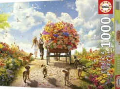 Educa Puslespil - 1000 Brikker - Blomster