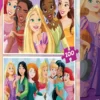 Educa - Puslespil I Træ Med 2X100 Brikker - Disney Prinsesser