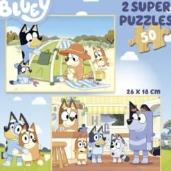 Educa - Puslespil I Træ - 2X50 Brikker - Bluey