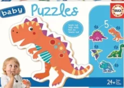 Educa - 5 Puslespil Med 2-5 Brikker - Dinosaurer