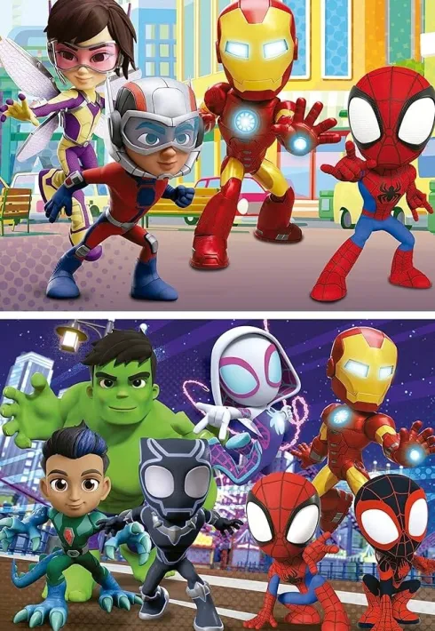 Educa - Puslespil Spidey & His Amazing Friends - 2X48 Brikker