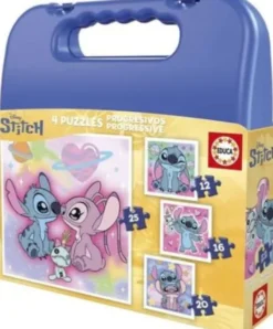 Educa - Stitch 4-I-1 Puslespil - My First Puzzle