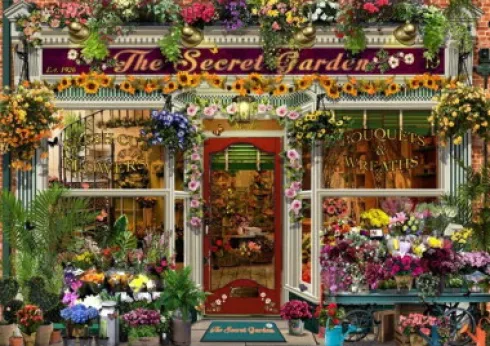 Educa - The Secret Garden Puzzle - 1500 Brikker - Puslespil