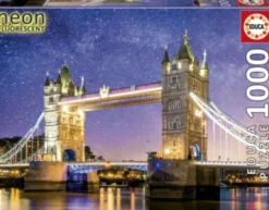 Educa - Tower Bridge Puzzle - London - Neon Fluorescent - 1000