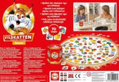 Educa - Vildkatten Junior Spil - 70 Billeder