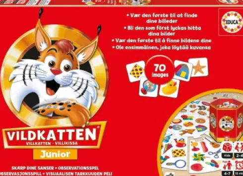 Educa - Vildkatten Junior Spil - 70 Billeder