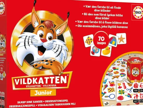 Educa - Vildkatten Junior Spil - 70 Billeder