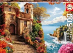 Educa - Villa By The Sea Puzzle - 500 Brikker - Puslespil