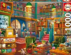 Educa - Wonderful Bookshop Puzzle - 1000 Brikker - Puslespil