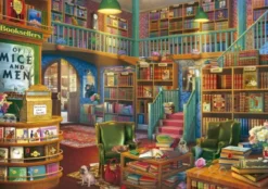 Educa - Wonderful Bookshop Puzzle - 1000 Brikker - Puslespil