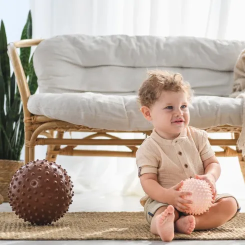Edushape - Sansebold - Original Sensory Ball Boho Chic - Brun