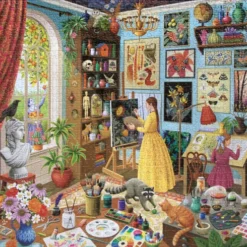 Eeboo - Alchemist's Art Studio Puzzle - 1000 Brikker - Puslespil