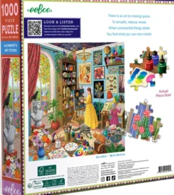Eeboo - Alchemist's Art Studio Puzzle - 1000 Brikker - Puslespil