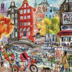 Eeboo - Artists In Amsterdam Puzzle - 1000 Brikker - Puslespil