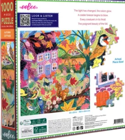 Eeboo - Autumn Cottage Puzzle - 1000 Brikker - Puslespil