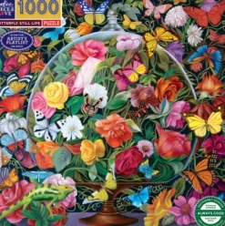 Eeboo - Butterfly Still Life - 1000 Brikker - Puslespil