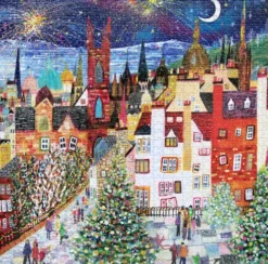 Eeboo - Christmas In Edinburgh Puzzle - 1000 Brikker - Puslespil